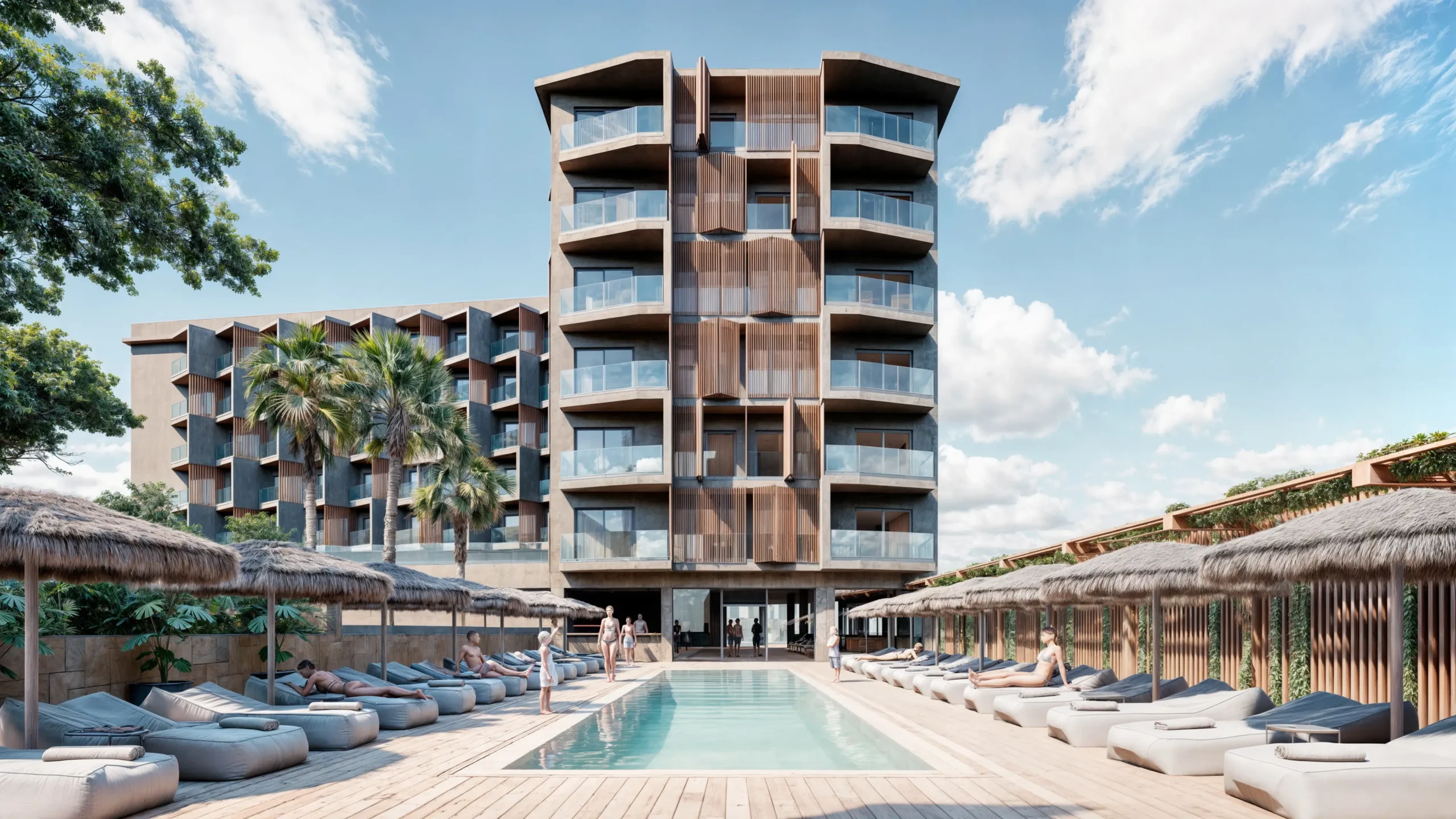 Render realista Hotel