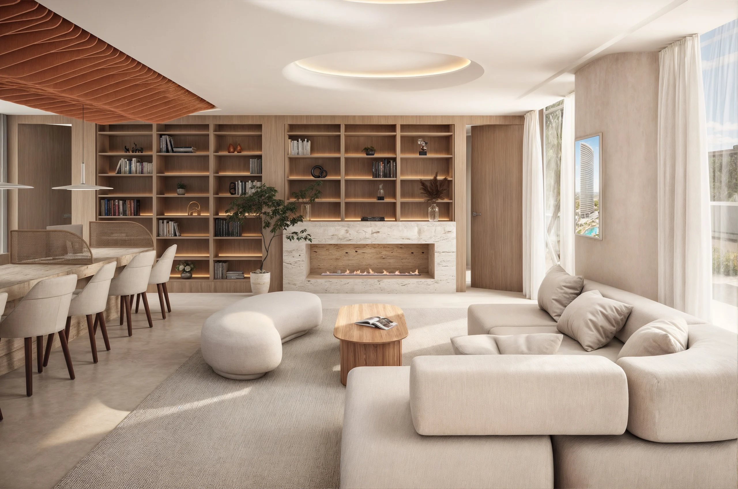 Render oficina luxury