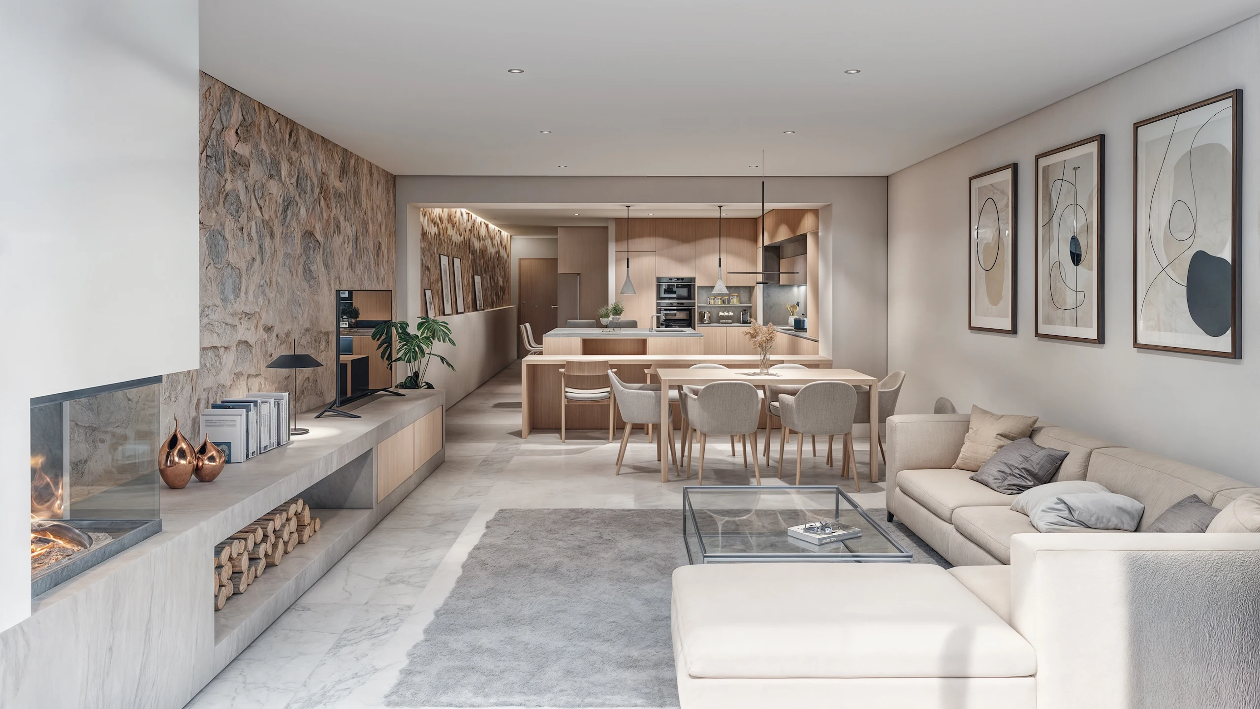 Render interior realista