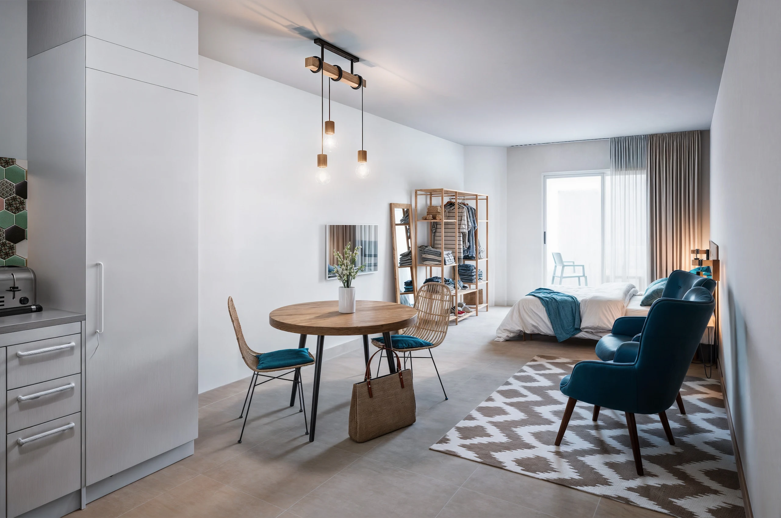 Render Habitación apartamento moderno